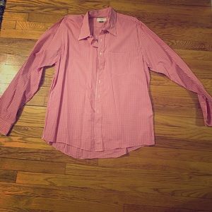 Pink Gingham Plaid Jack Spade Button Down Shirt